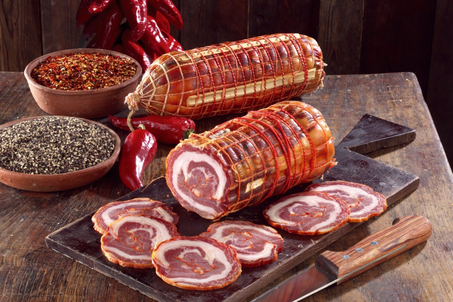 Pancetta Arrotolata Trancio 700/800 gr circa Tavella